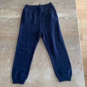 Dolce & Gabbana black cashmere sweatpants size 8